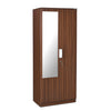 Nilkamal Joyce 2 Door Wardrobe With Mirror (Classic Walnut)