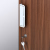 Nilkamal Joyce 2 Door Wardrobe With Mirror (Classic Walnut)