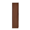 Nilkamal Joyce 2 Door Wardrobe With Mirror (Classic Walnut)