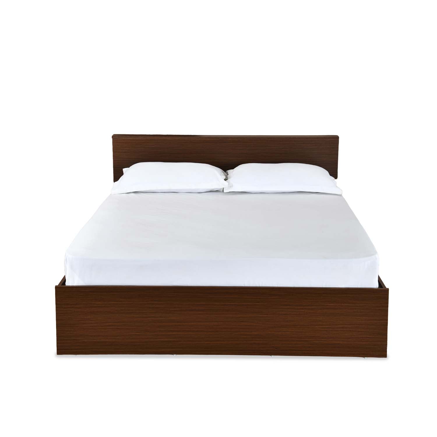 Nilkamal Arthur Plus Queen Bed (Legno Oak Dark)