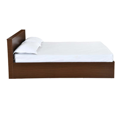 Nilkamal Arthur Plus Queen Bed With Storage (Legno Oak Dark)