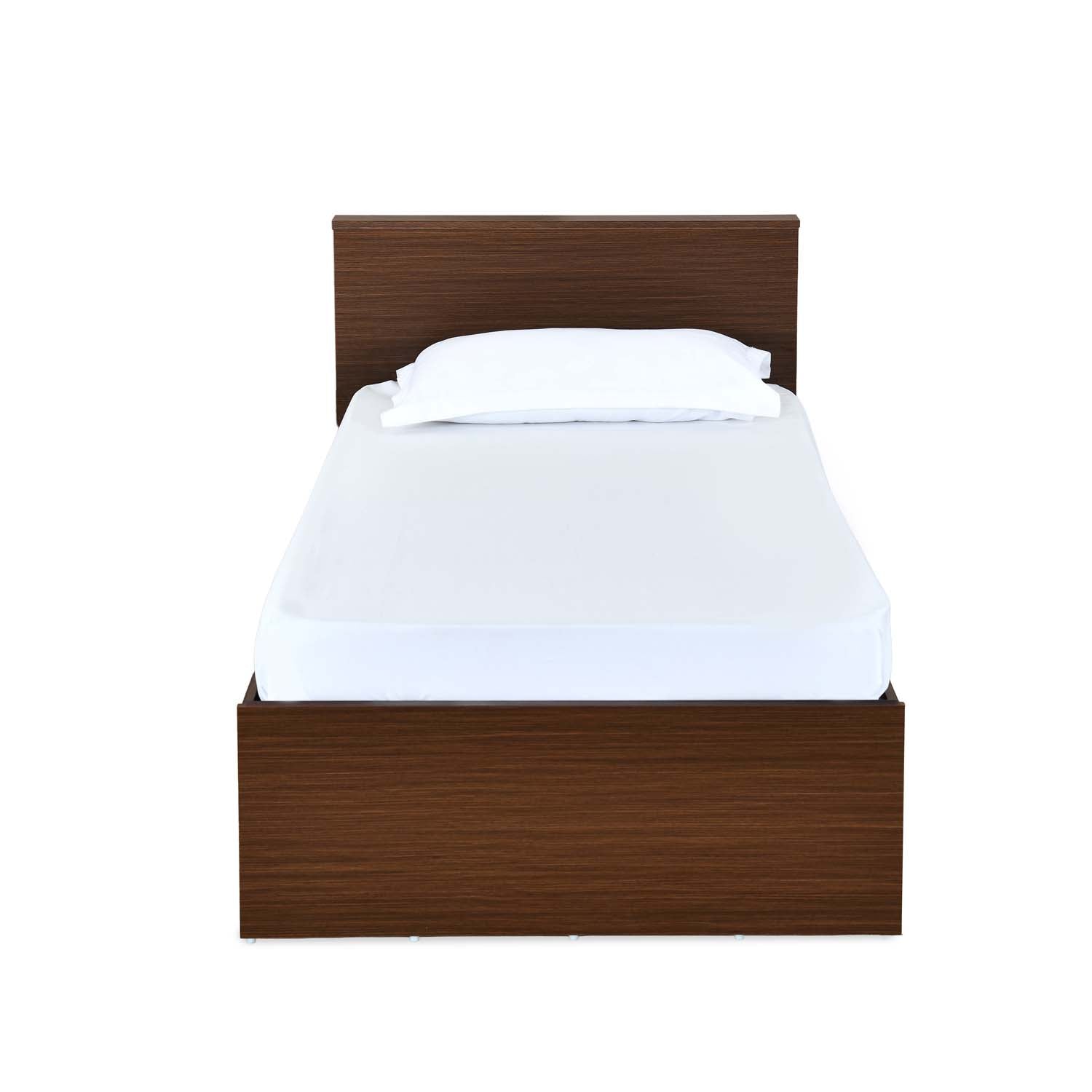 Nilkamal Arthur Plus Single Bed (Legno Oak Dark)