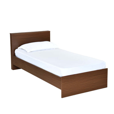 Nilkamal Arthur Plus Single Bed (Legno Oak Dark)