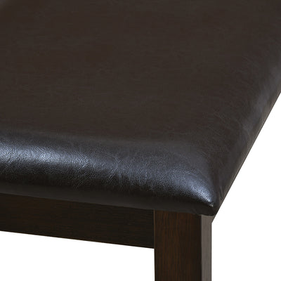 Nilkamal Olivia 4 Seater Dining Set with Bench (Brown)