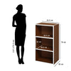 Nilkamal Halo 3+4+5 Tier Storage Cabinet (Urban Walnut)