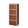 Nilkamal Halo 3+4+5 Tier Storage Cabinet (Urban Walnut)