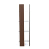 Nilkamal Cliff 4 Tier Bookshelf (Urban Walnut / Oak White)