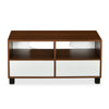 Nilkamal Clive TV Unit (Walnut and White)