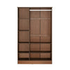 Nilkamal Massif 3 Door Wardrobe (Urban Walnut)
