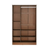 Massif 3 Door Wardrobe With Mirror (Urban Walnut)