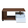 Nilkamal Denzel Coffee Table (Urban Walnut / Oak White)