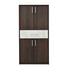 Nilkamal Ozark Shoe Cabinet (Ash wenge / Marble Beige)