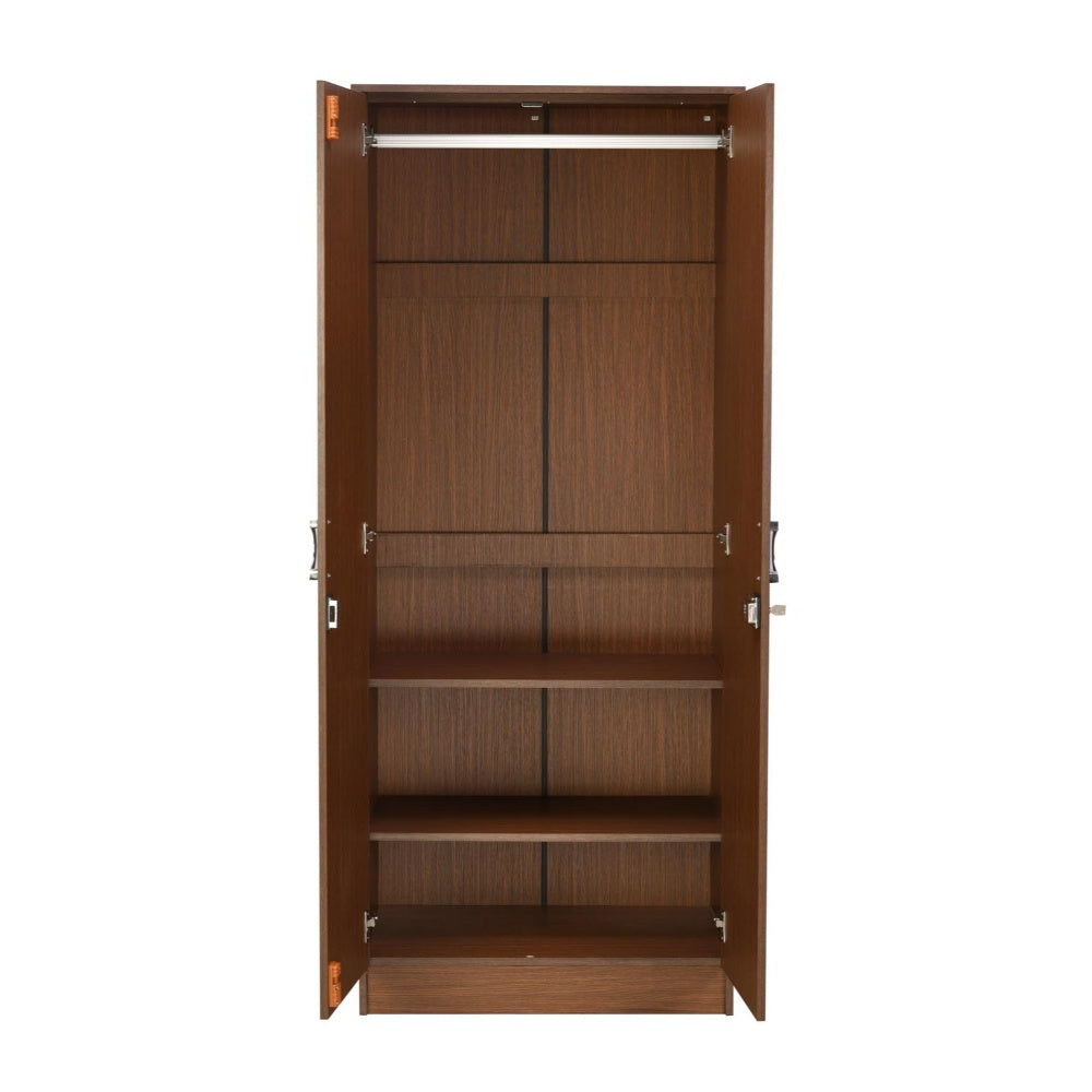 Buy Nilkamal Massif 2 Door Wardrobe Urban Walnut Online in India