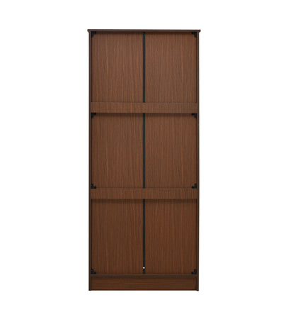 Massif 2 Door Wardrobe With Mirror (Urban Walnut)