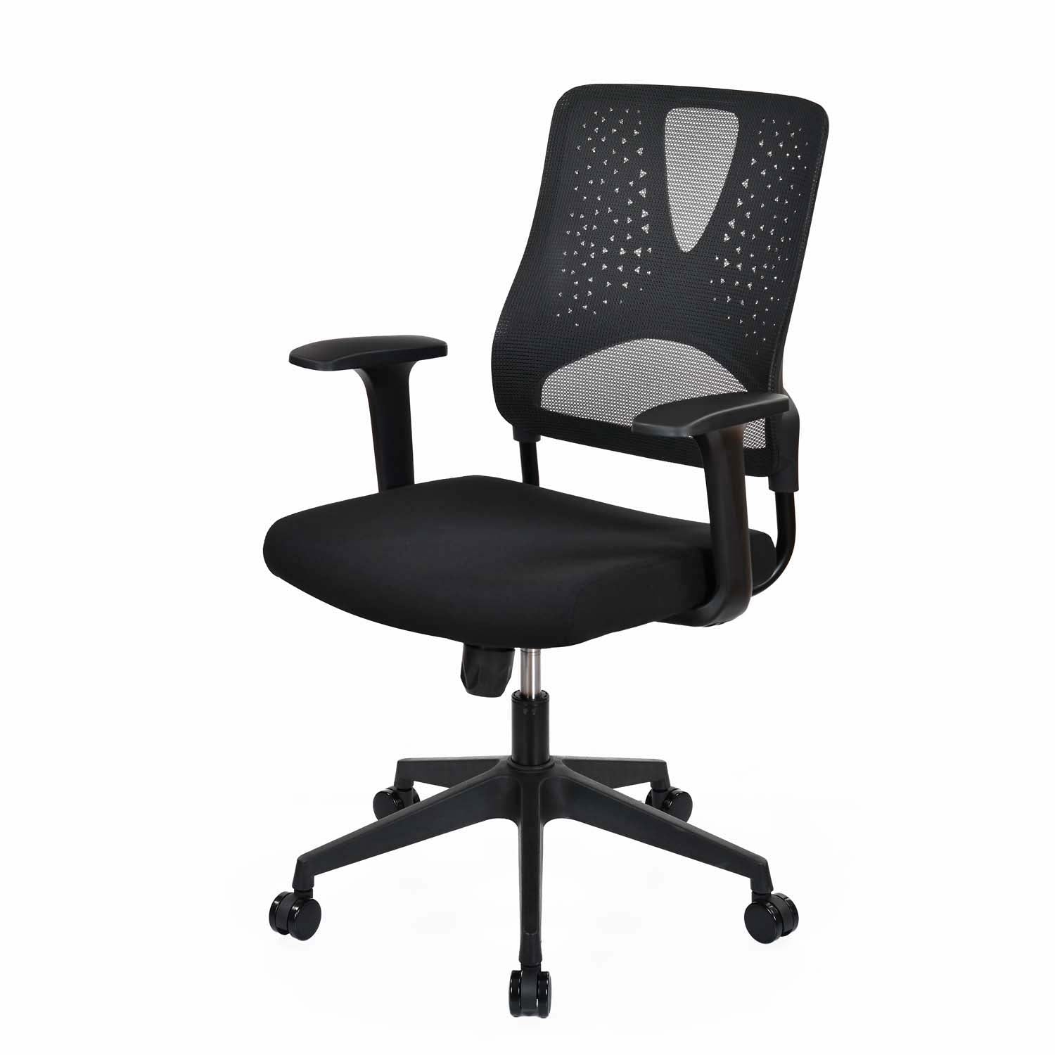 Nilkamal Enrich Mid Back Office Chair (Black)