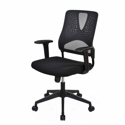 Nilkamal Enrich Mid Back Office Chair (Black)