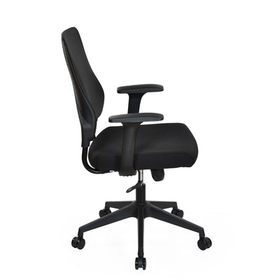 Nilkamal Enrich Mid Back Office Chair (Black)