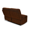 Nilkamal Matt 2 Seater Recliner Sofa with Cup Holder (Cocoa) - Slight Back View