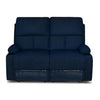 Nilkamal Matt 2 Seater Recliner Sofa with Cup Holder (Blue)
