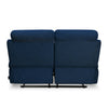 Nilkamal Matt 2 Seater Recliner Sofa with Cup Holder (Blue)