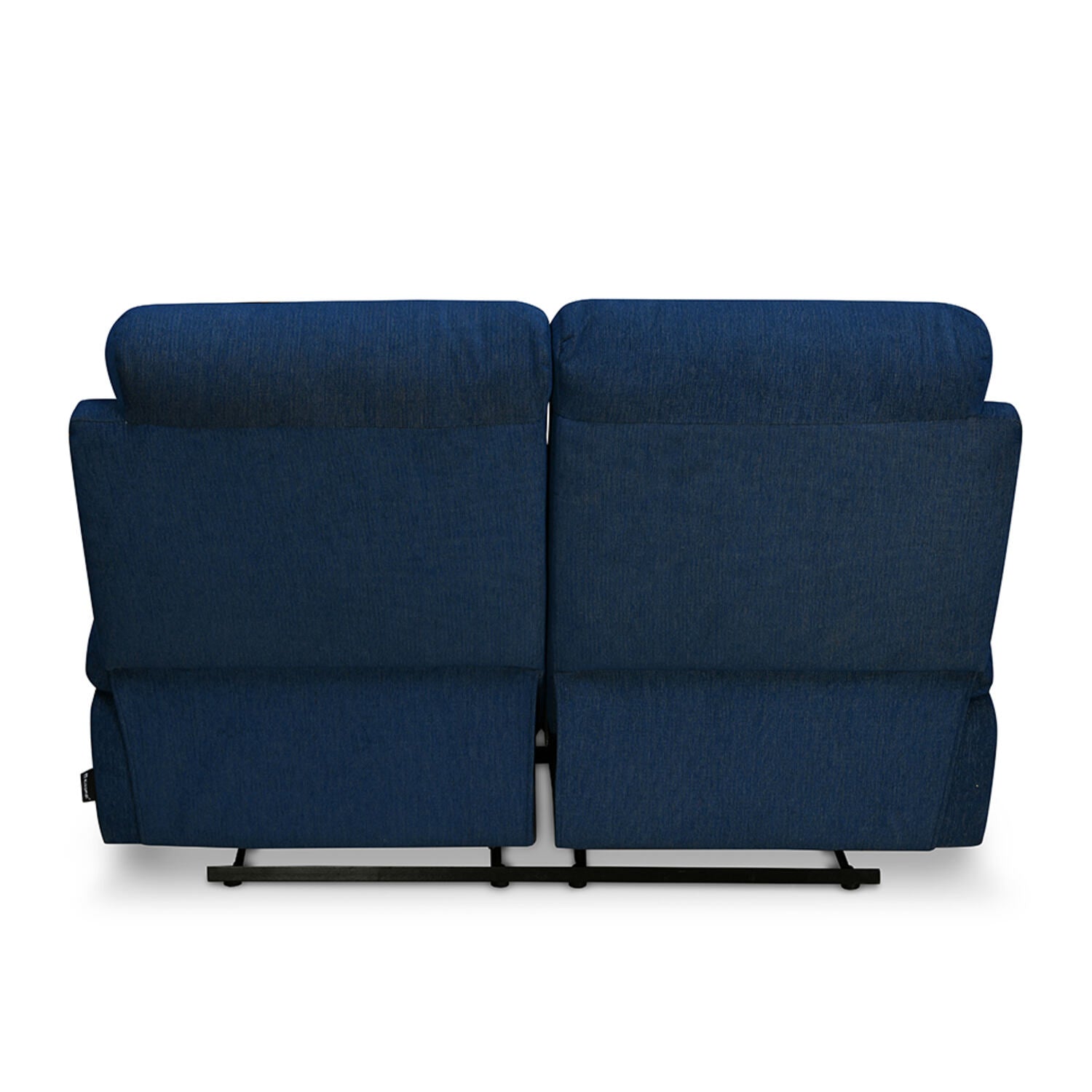 Nilkamal Matt 2 Seater Recliner Sofa with Cup Holder (Blue)