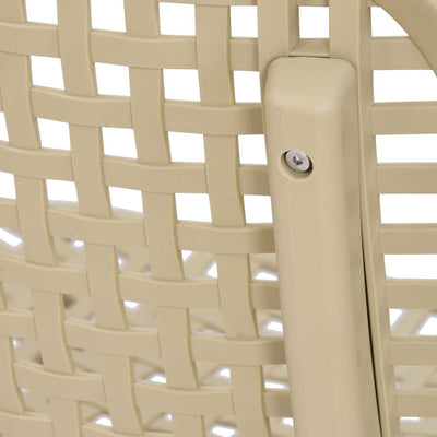 Nilkamal Arena Woven Style Plastic Chair without Cushion