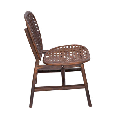 Nilkamal Arena Woven Style Plastic Chair without Cushion