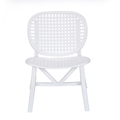 Nilkamal Arena Woven Style Plastic Chair without Cushion