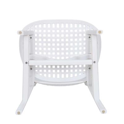 Nilkamal Arena Woven Style Plastic Chair without Cushion