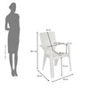 Nilkamal Ortho Comfort Plastic Arm Chair