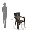 Nilkamal Ortho Comfort Plastic Arm Chair