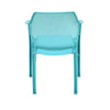 Nilkamal Captain Chair with Leatherette Cushion (Sapphire Blue)  - Back View