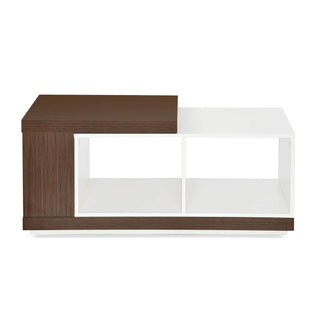 Nilkamal Mono Coffee Table (Legno Oak/Frosty White)