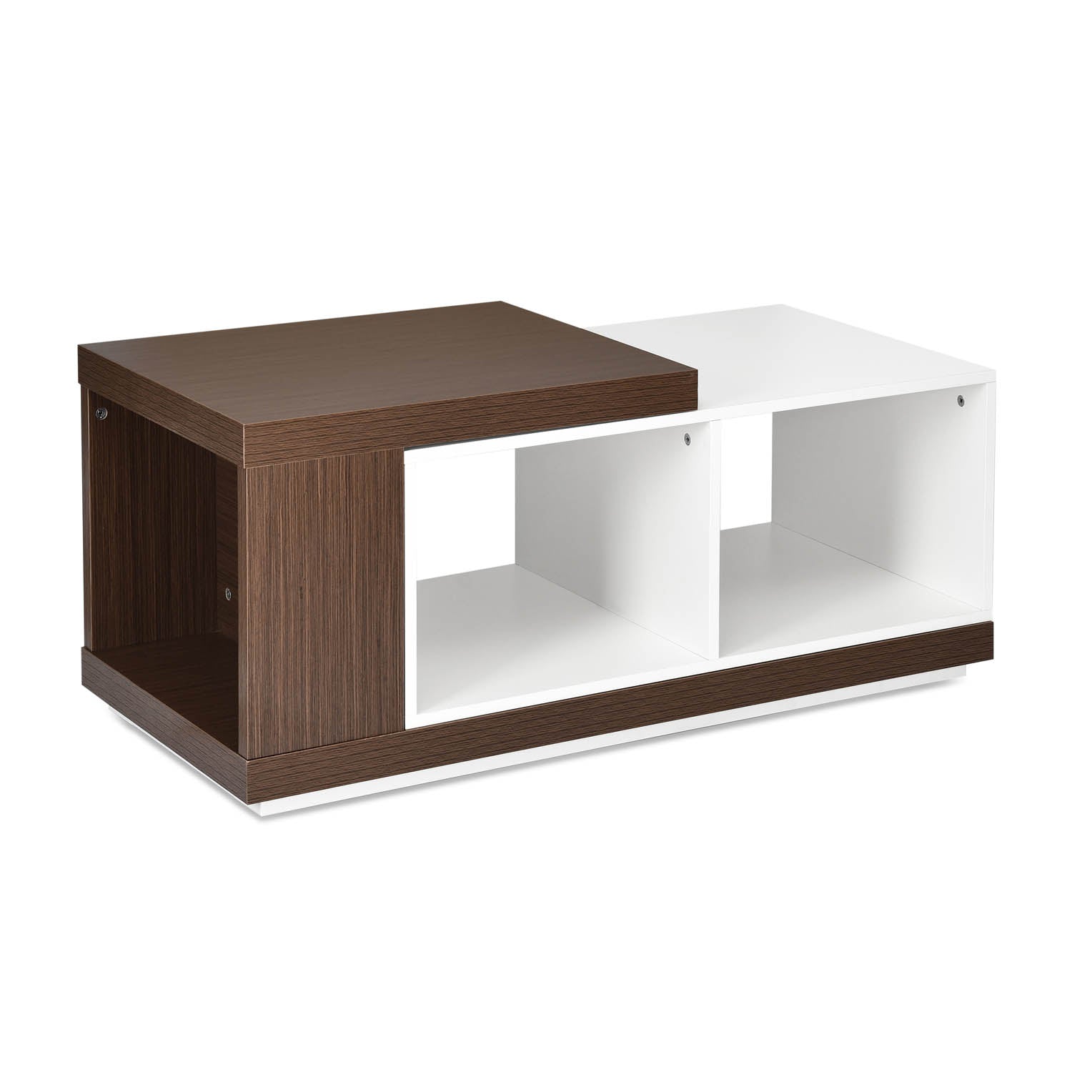 Nilkamal Mono Coffee Table (Legno Oak/Frosty White)