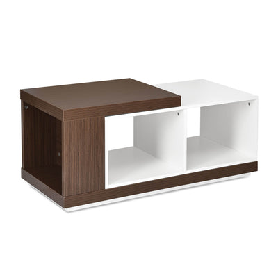 Nilkamal Mono Coffee Table (Legno Oak/Frosty White)