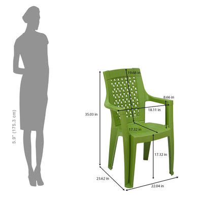 Nilkamal Elevate Plastic Arm Chair