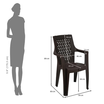Nilkamal Elevate Plastic Arm Chair