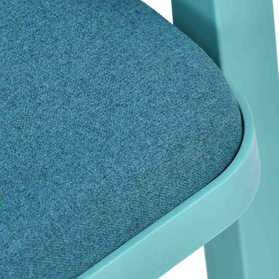 Nilkamal Luxe Full-Back Cushioned Plastic Chair - Closeup View