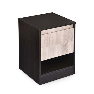 Nilkamal Riva Night Stand (Wenge & Sonoma Oak)