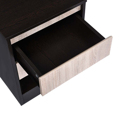 Nilkamal Riva Night Stand (Wenge & Sonoma Oak)