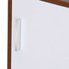 Nilkamal Sear 3 Tier Storage Cabinet (Classic Walnut & White)