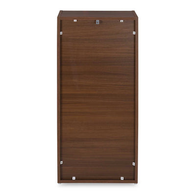 Nilkamal Sear 3 Tier Storage Cabinet (Classic Walnut & White)