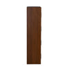 Nilkamal Sear 4 Tier Storage Cabinet (Classic Walnut & White)