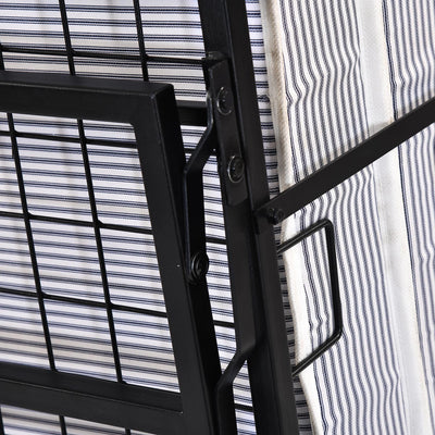 Nilkamal Zoe Folding Bed with Mattress (Black)