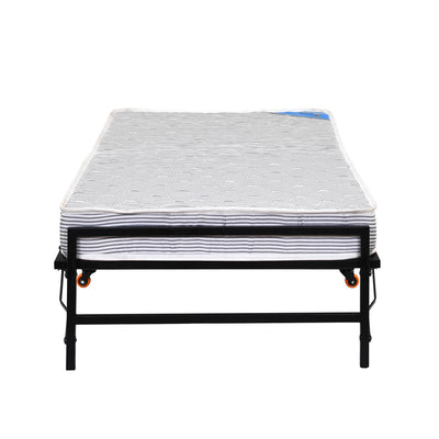 Nilkamal Zoe Folding Bed with Mattress (Black)