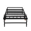 Nilkamal Zoe Folding Bed with Mattress (Black)