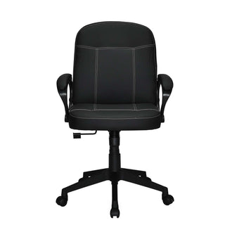 Nilkamal Mayor Low Back Office Chair (Black)