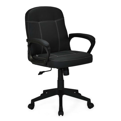 Nilkamal Mayor Low Back Office Chair (Black)