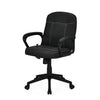 Nilkamal Mayor Low Back Office Chair (Black)