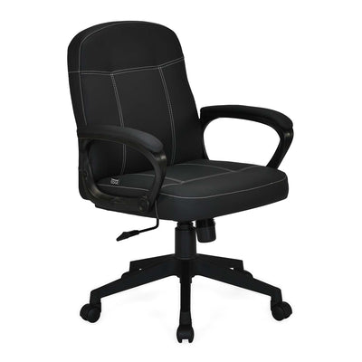 Nilkamal Mayor Low Back Office Chair (Black)